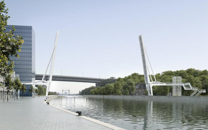 afbeelding van een brug